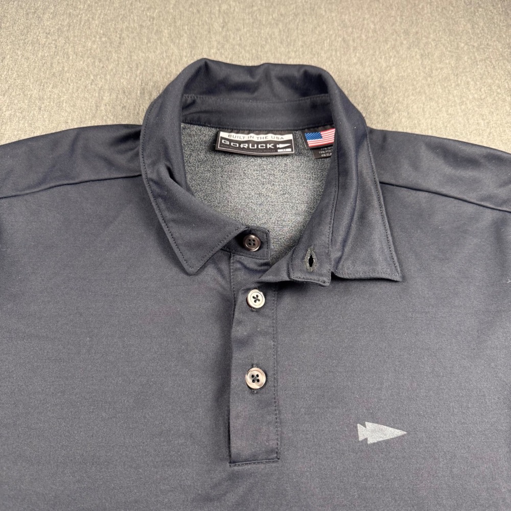 GORUCK American Training Polo Mens Medium Black‎ Short Sleeve Tactical USA Made